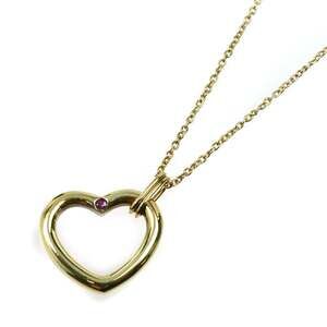 TIFFANY 18k Gold Heart Necklace